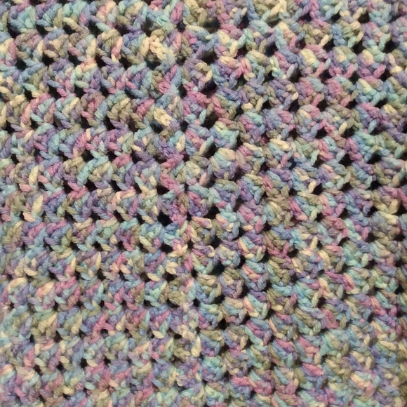 Specially Hand Made by Your Aunt fringe  Poncho - Picture 2 of 5